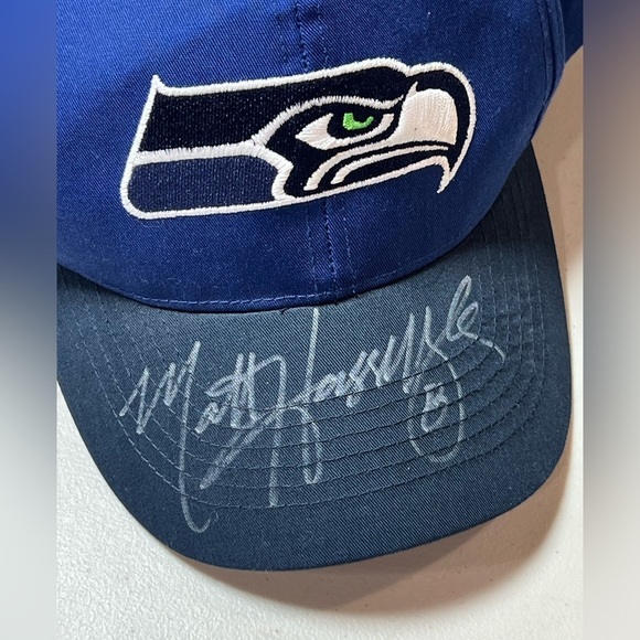 Seattle Seahawks Matt Hasselbeck Authentic Signed Official Hat Size Small/Medium - Picture 3 of 8